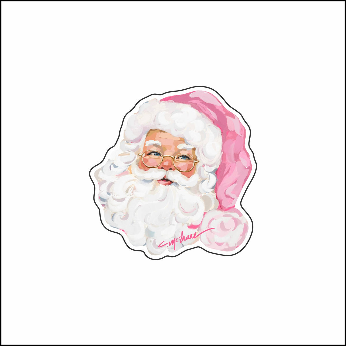 CMS-1909 Santa Baby Magnet | 0.125Acrylic Magnet | Set of 10