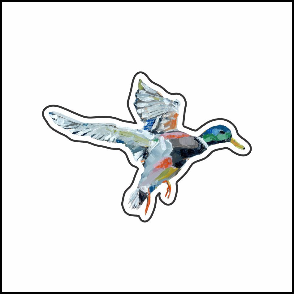 CMS-1924 Take Flight Mallard Needle Minder | 0.125Acrylic Needle Minder | Set of 10