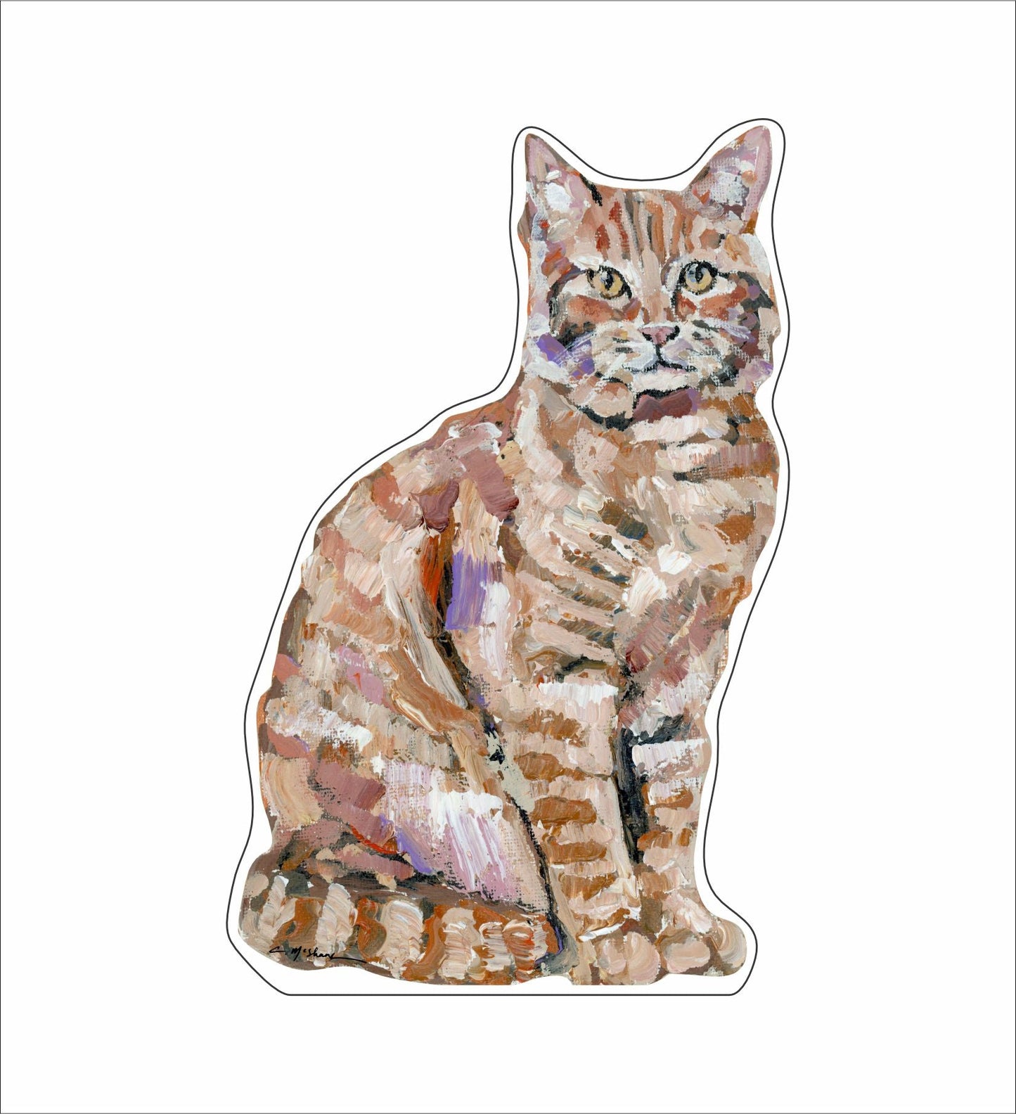 Ginger Cat | 0.50in. Acrylic Mini | Case of 25