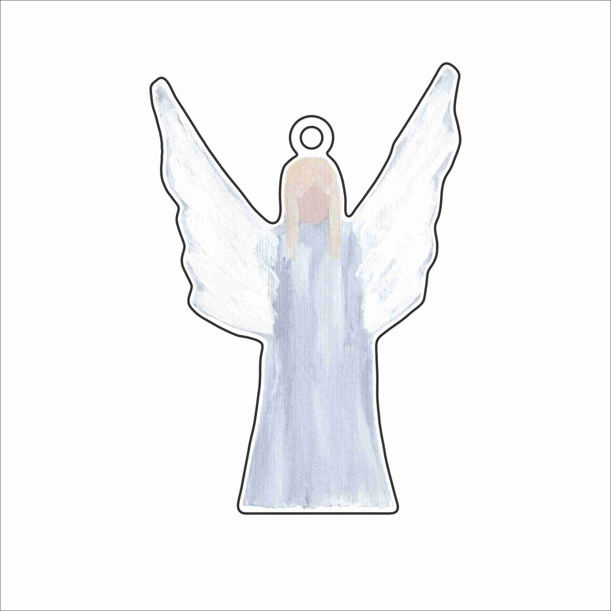 CRMG-007 Angel Ornament | 0.125Acrylic Ornament