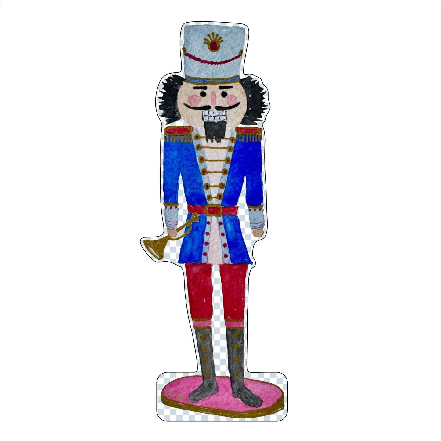 Blue Nutcracker | 0.75in. Acrylic Cutout | Case (any 10+)