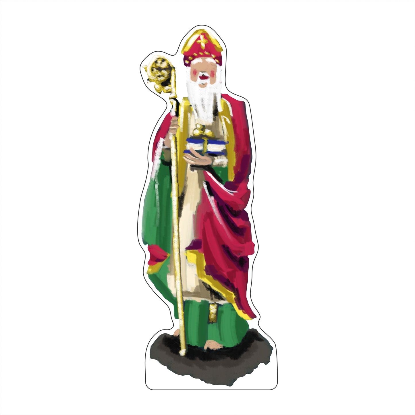 CWS-004 St. Nicholas | 0.75Acrylic Contour |