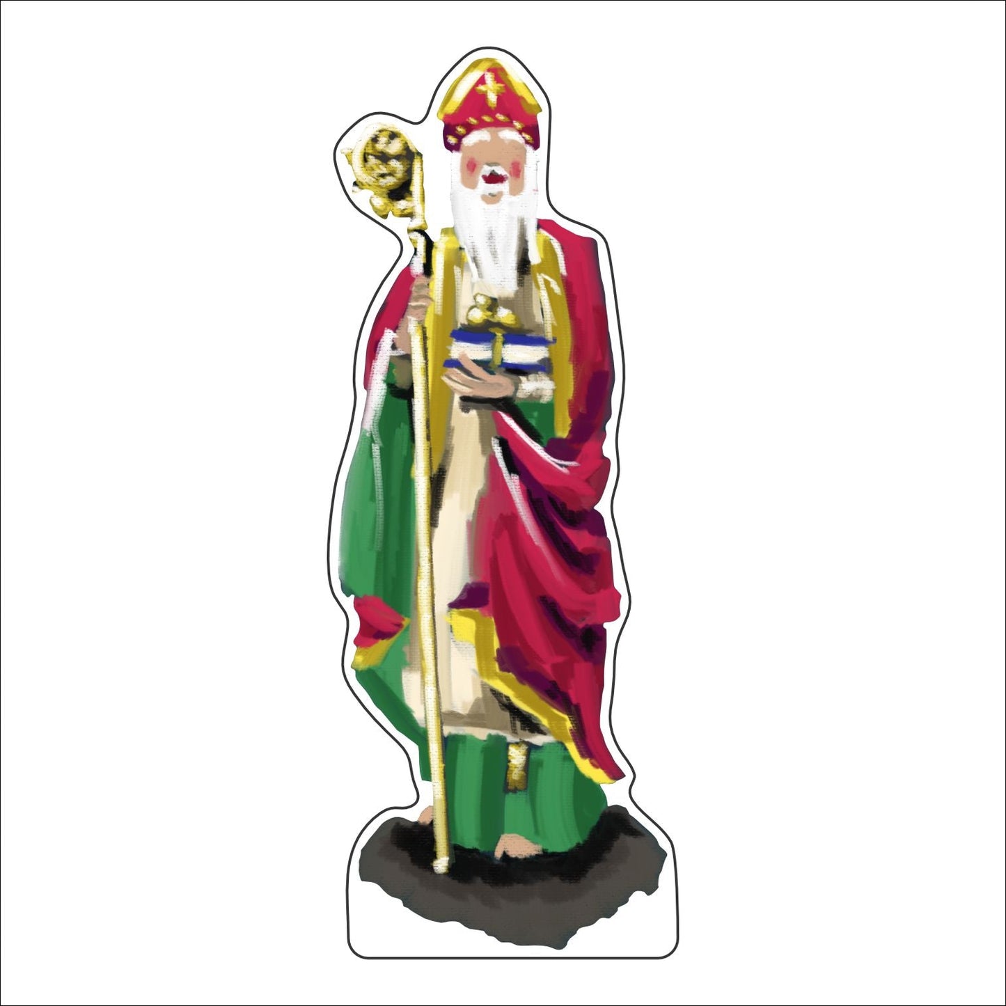 CWS-005 St. Nicholas Mini | 0.50Acrylic Mini |