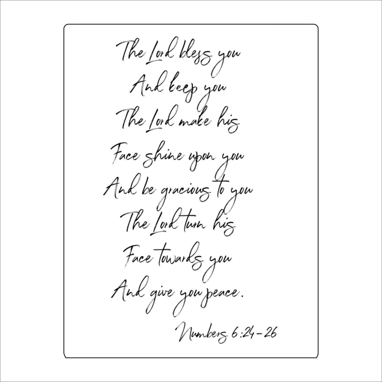 CYTA-118 The Blessing | 0.75Acrylic Contour |