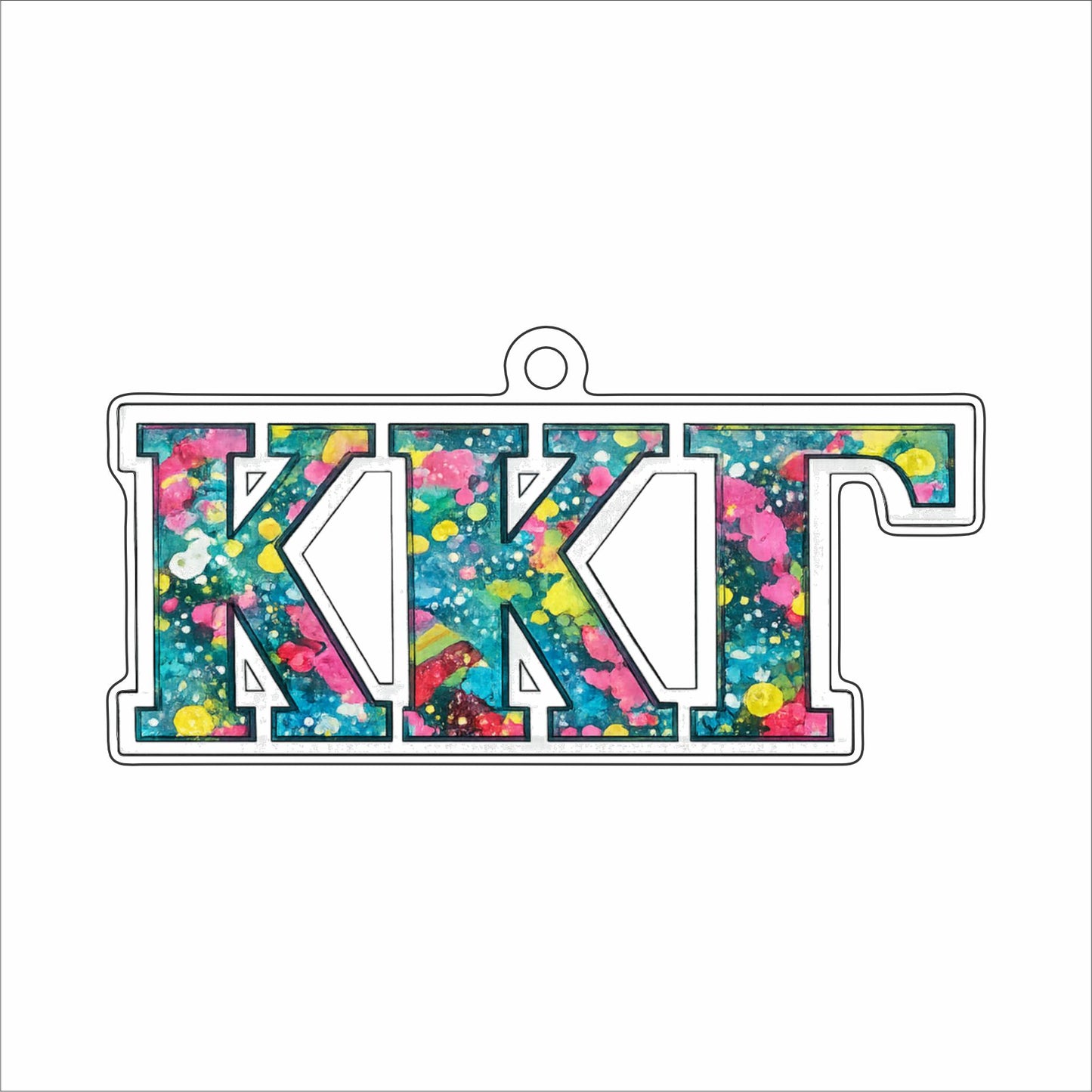 CYTA-162 Kappa Kappa Gamma Ornament | 0.25Acrylic Ornament | Case of 25