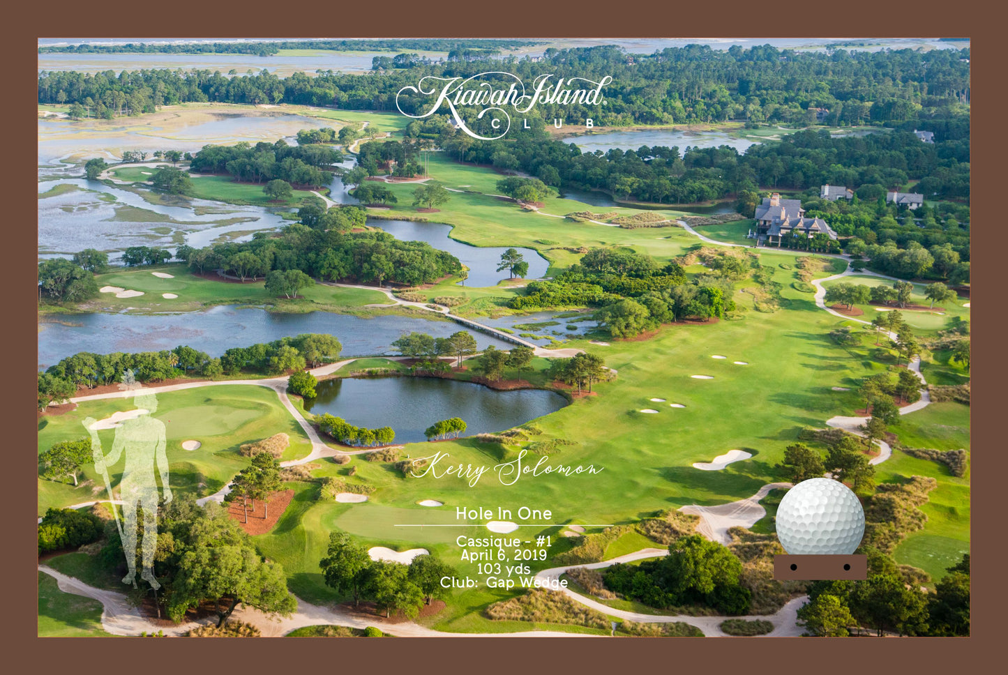 Kiawah Island Club - Cassique | Hole In One Shadowbox | Hole 1