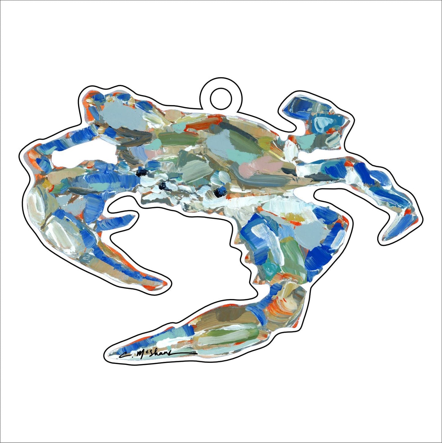 Crab | 0.25in. Acrylic Ornament | Mix and Match (any 10+)
