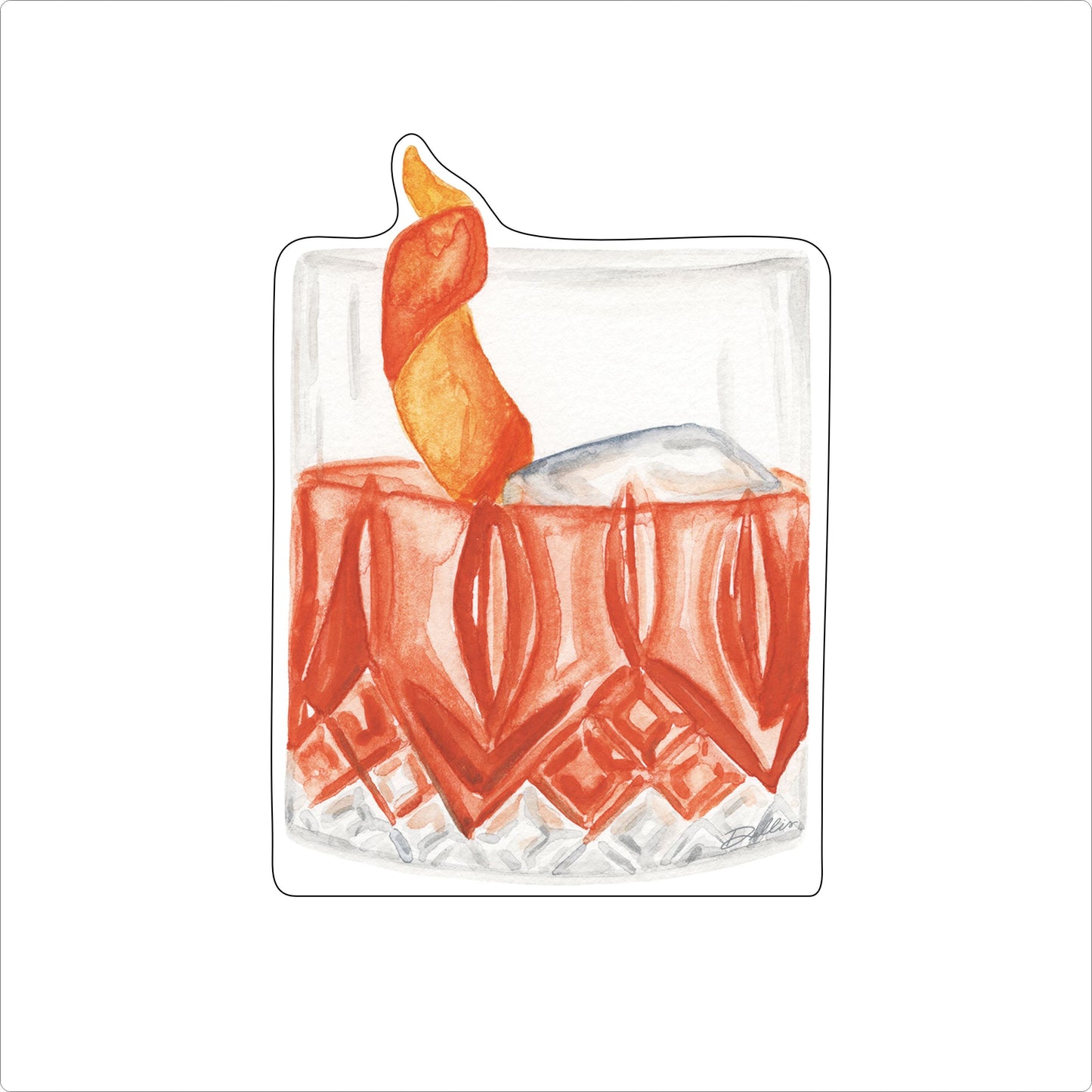 DFA-023 Old Fashion | 0.75Acrylic Contour |