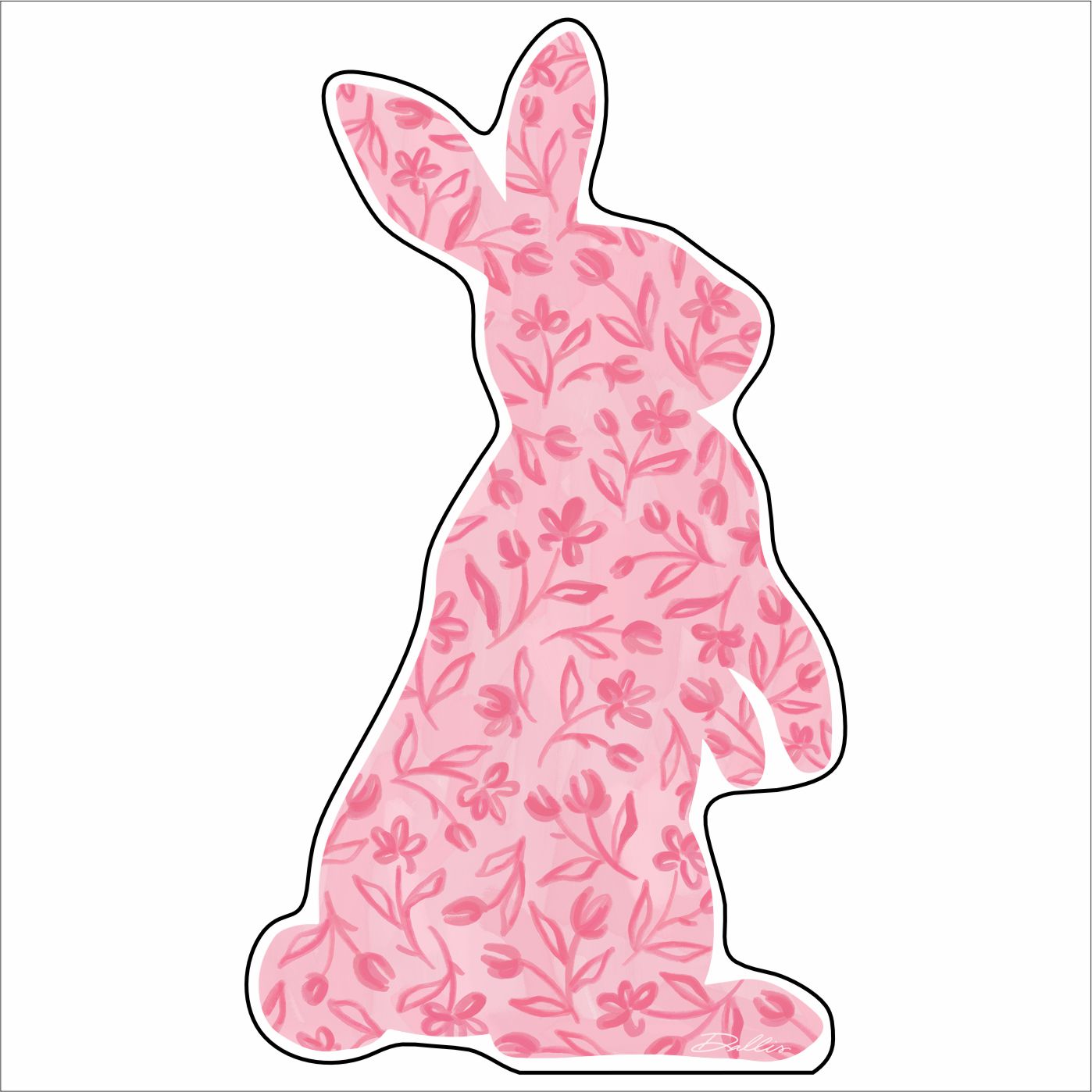 DFA-045 Pink Bunny Mini | 0.50Acrylic Mini |