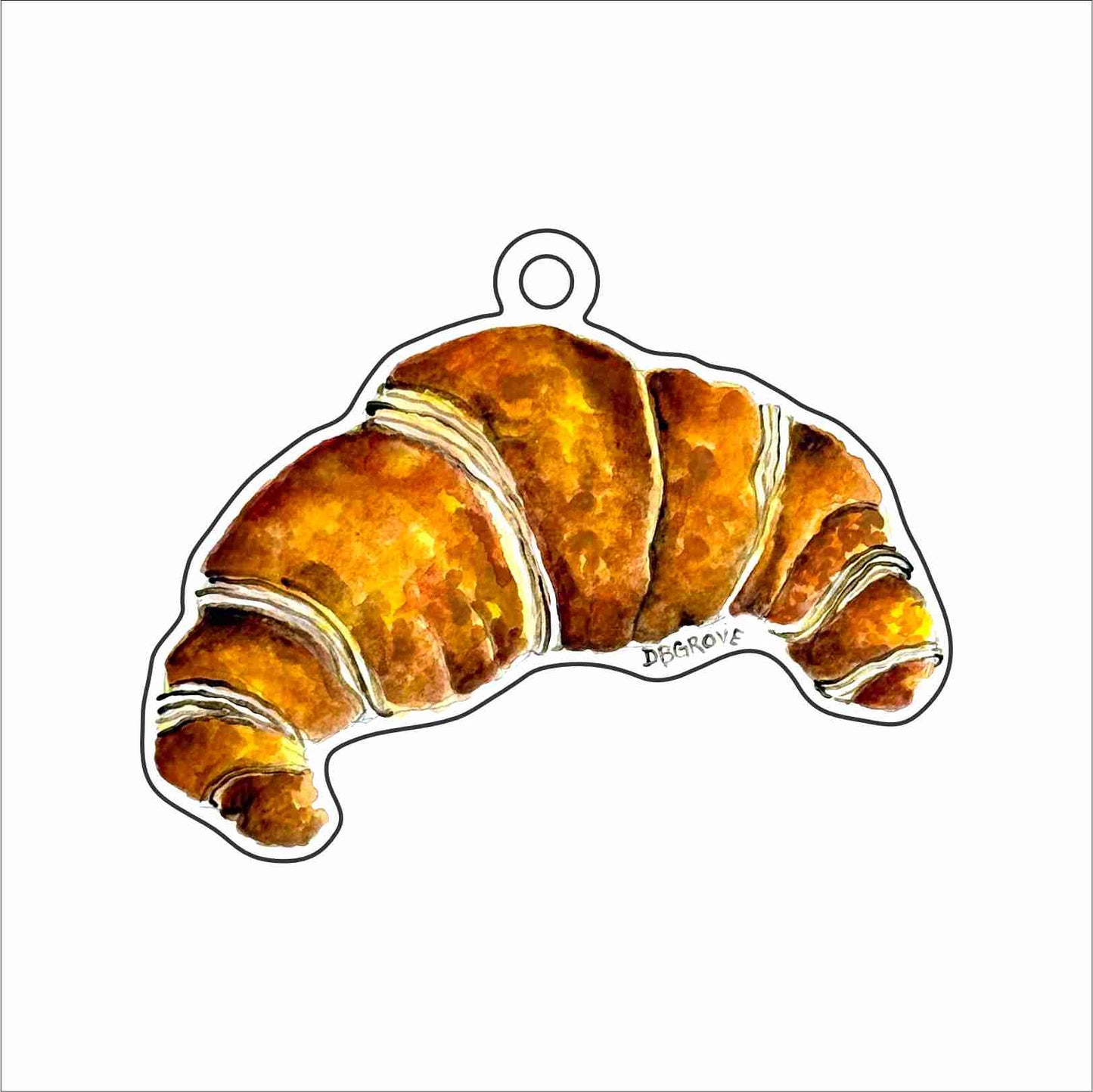 DGA-049 Croissant Ornament