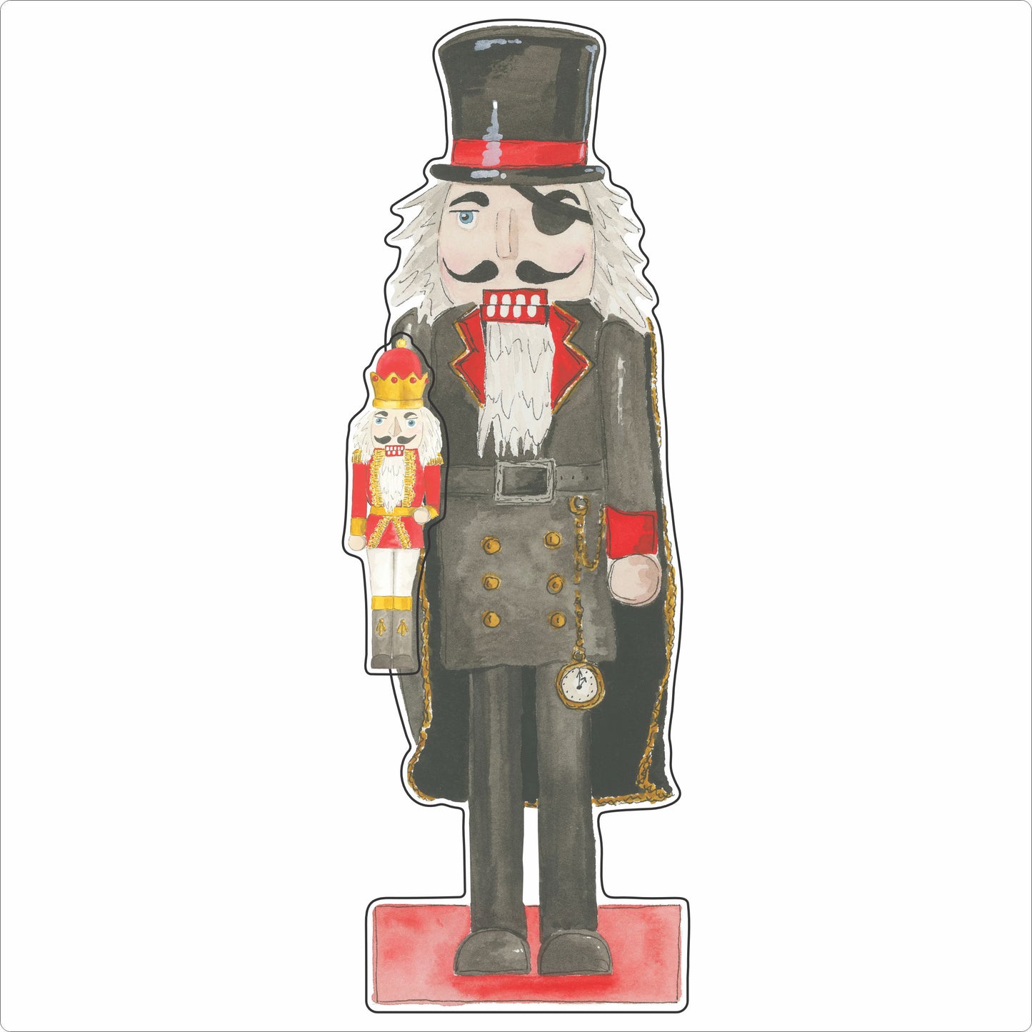 TBPC-033 Drosselmeyer with Nutcracker | Mixed Acrylic Contour