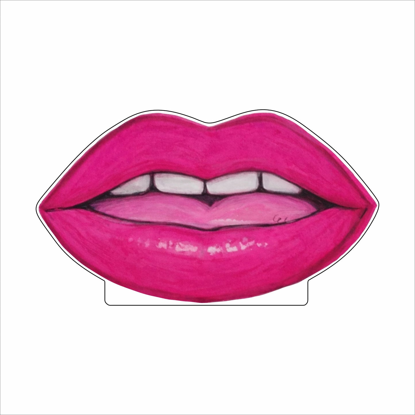 ECA-040 Pink Smooches | 0.75Acrylic Contour |