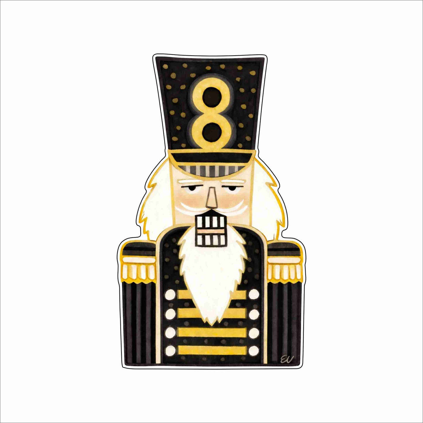 ECA-049 What’s cracking- black | 0.75Acrylic Contour