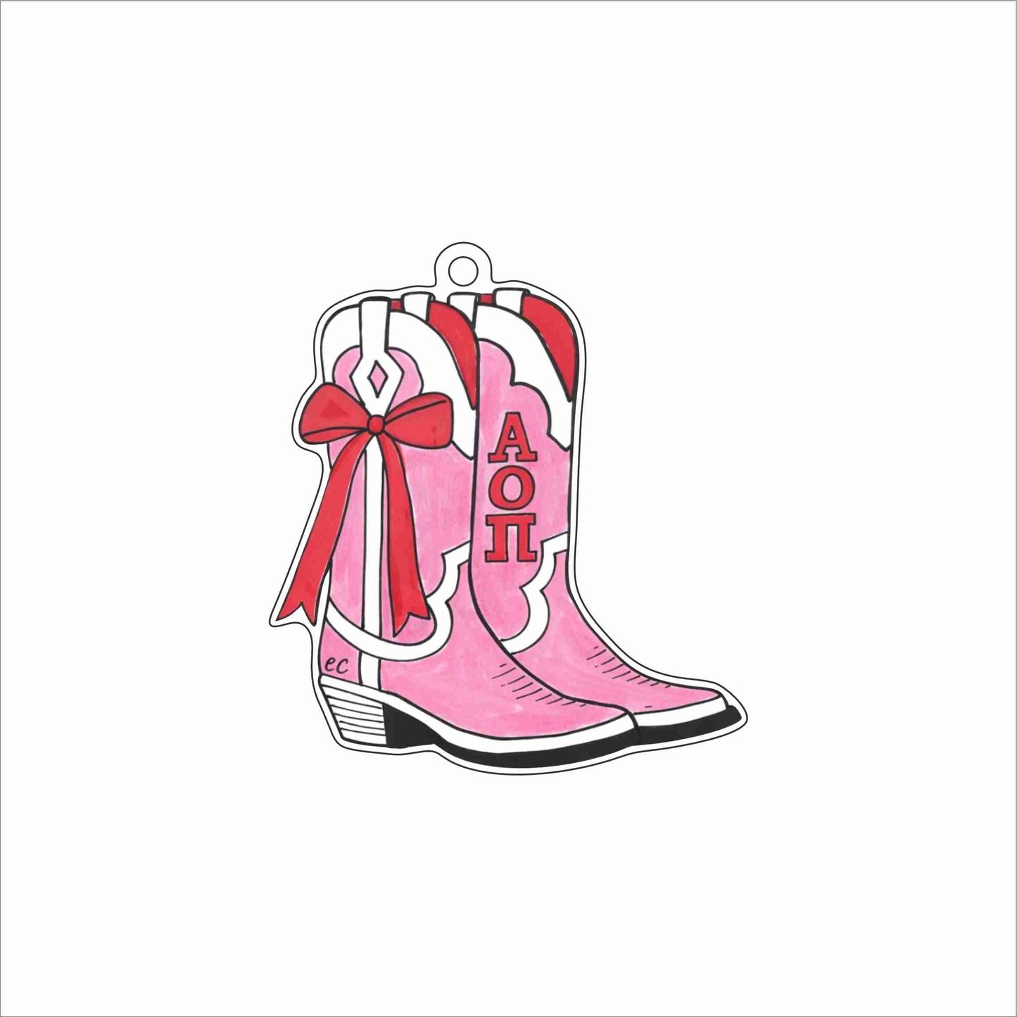 ECA-069 Crimson & Creed Ornament | 0.25Acrylic Ornament