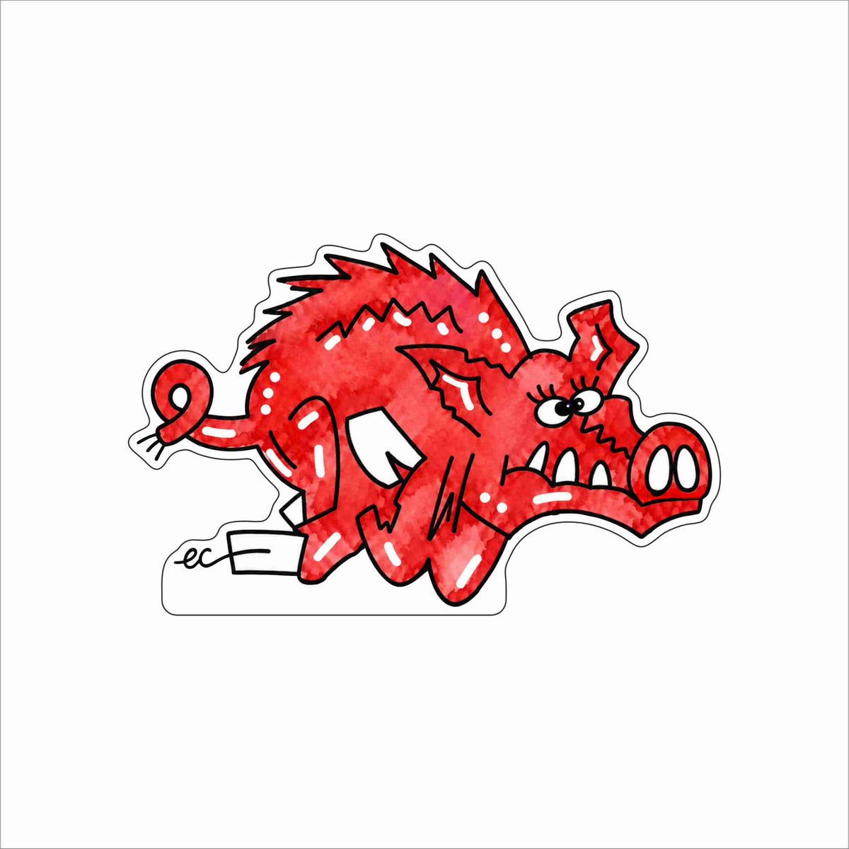 ECA-097 Get Piggy With It | 0.75Acrylic Contour