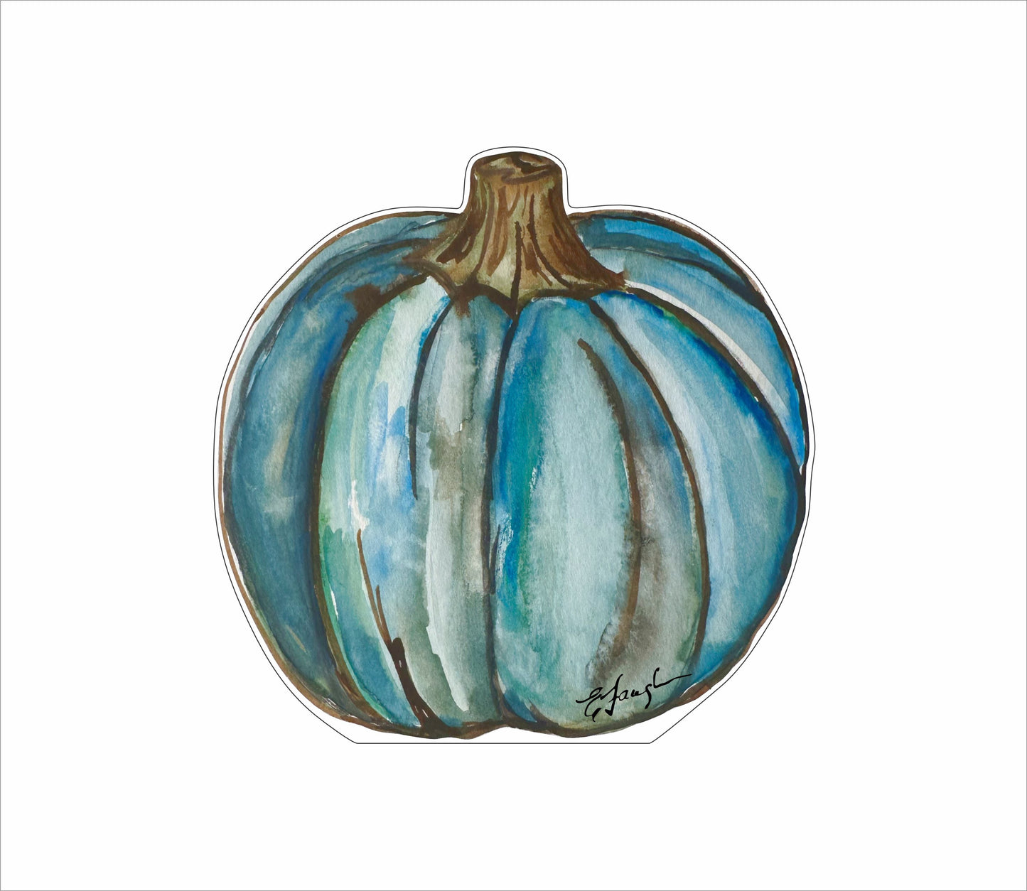 EFA-007 Little Blue | 0.75in. Acrylic Contour |