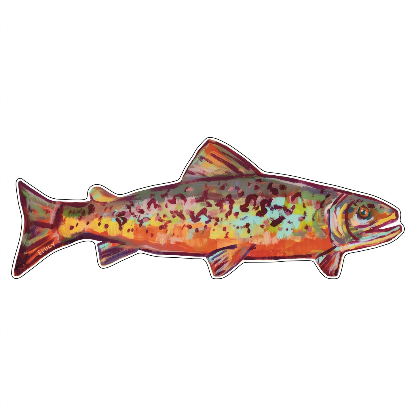 EMA-014 Tiger Trout | 0.25in. Acrylic Ornament |