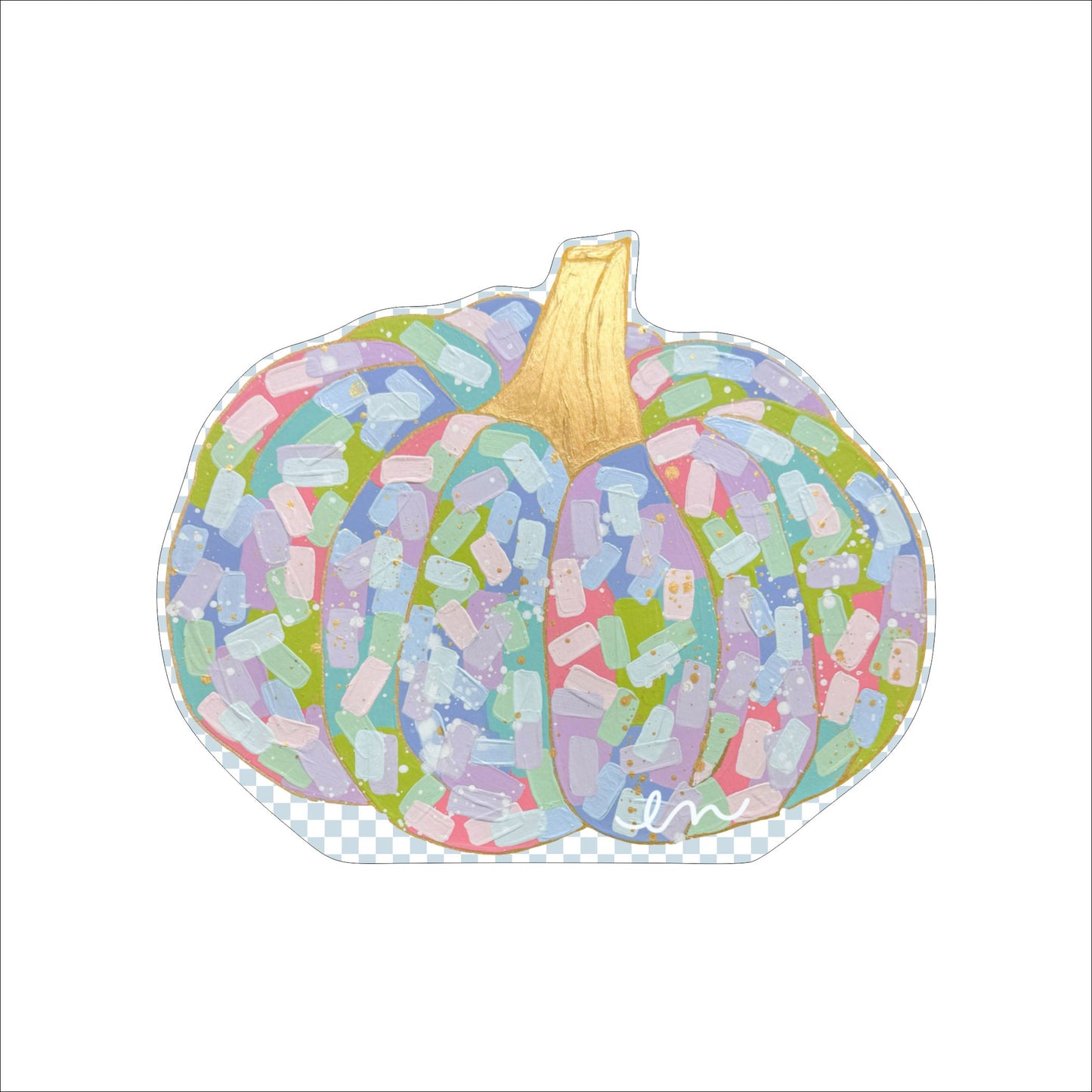 Pastel Pumpkin 2 | 0.75in. Acrylic Cutout