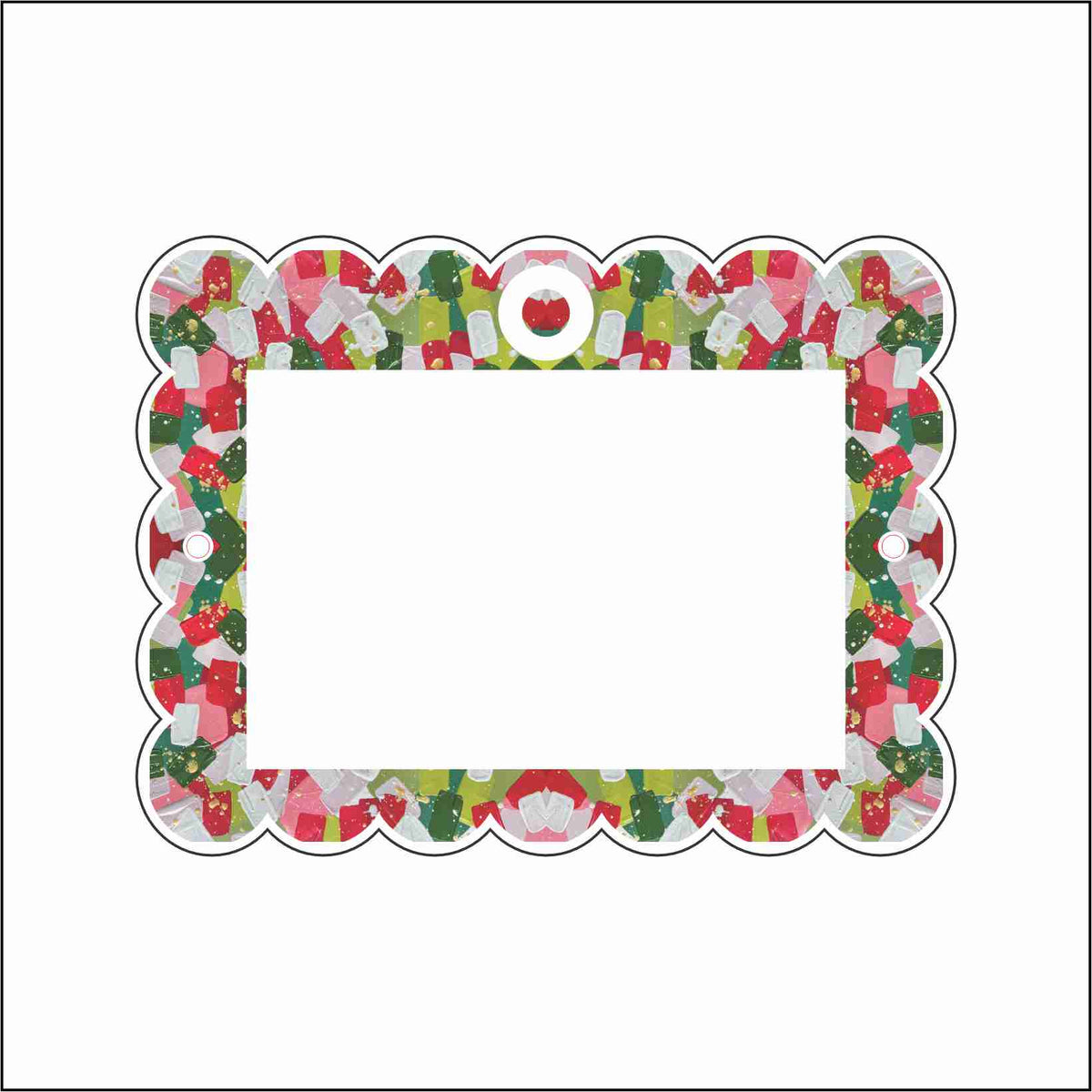 ENA-042 Red Magnetic Frame | 0.25Acrylic Picture Frame