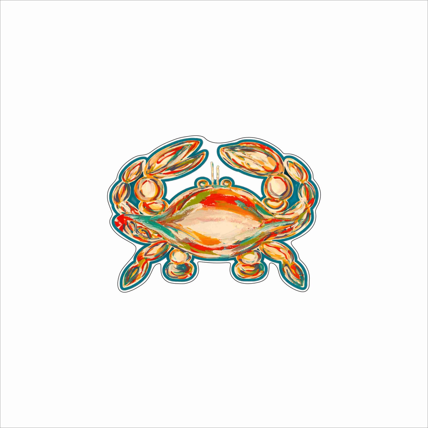 EPR-015 Vibrant Crab | 0.75Acrylic Contour