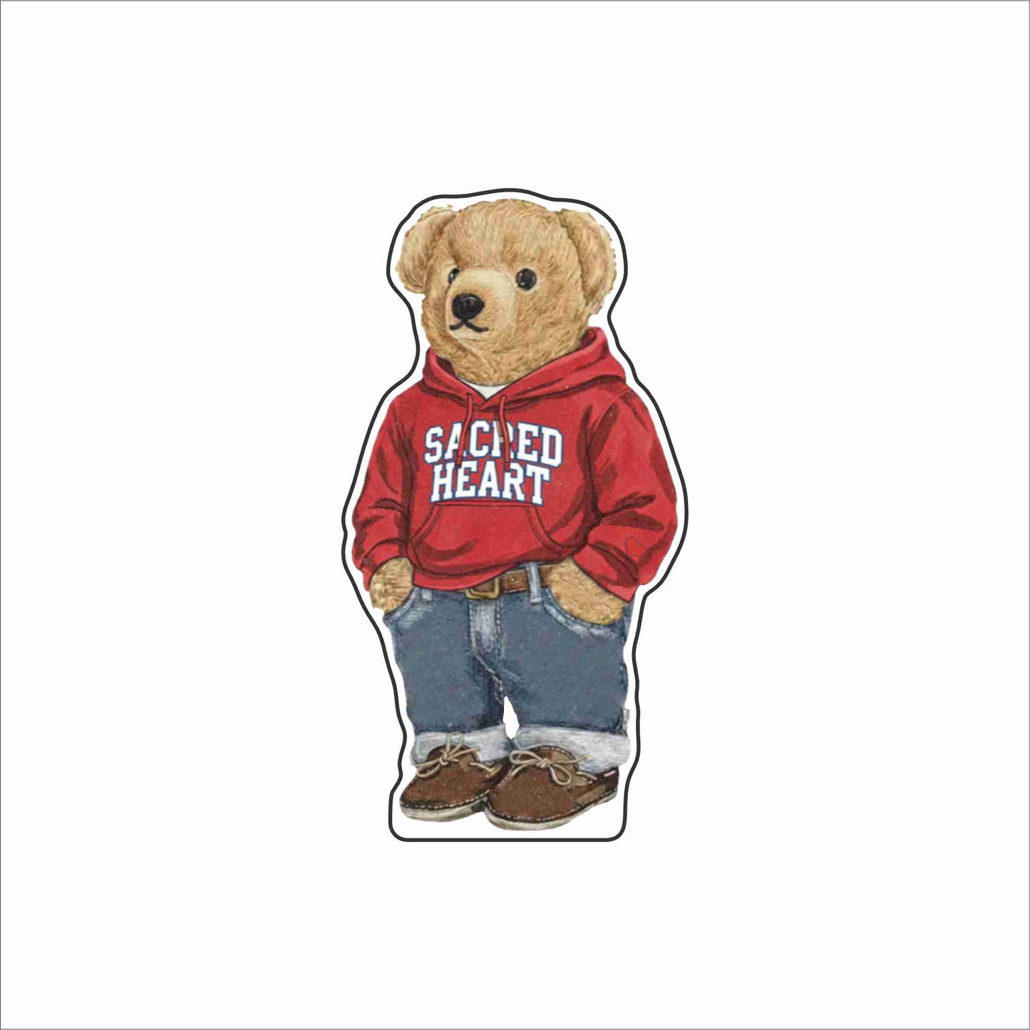FSN-010 SH Red Bear Mini | 0.50Acrylic Mini Contour