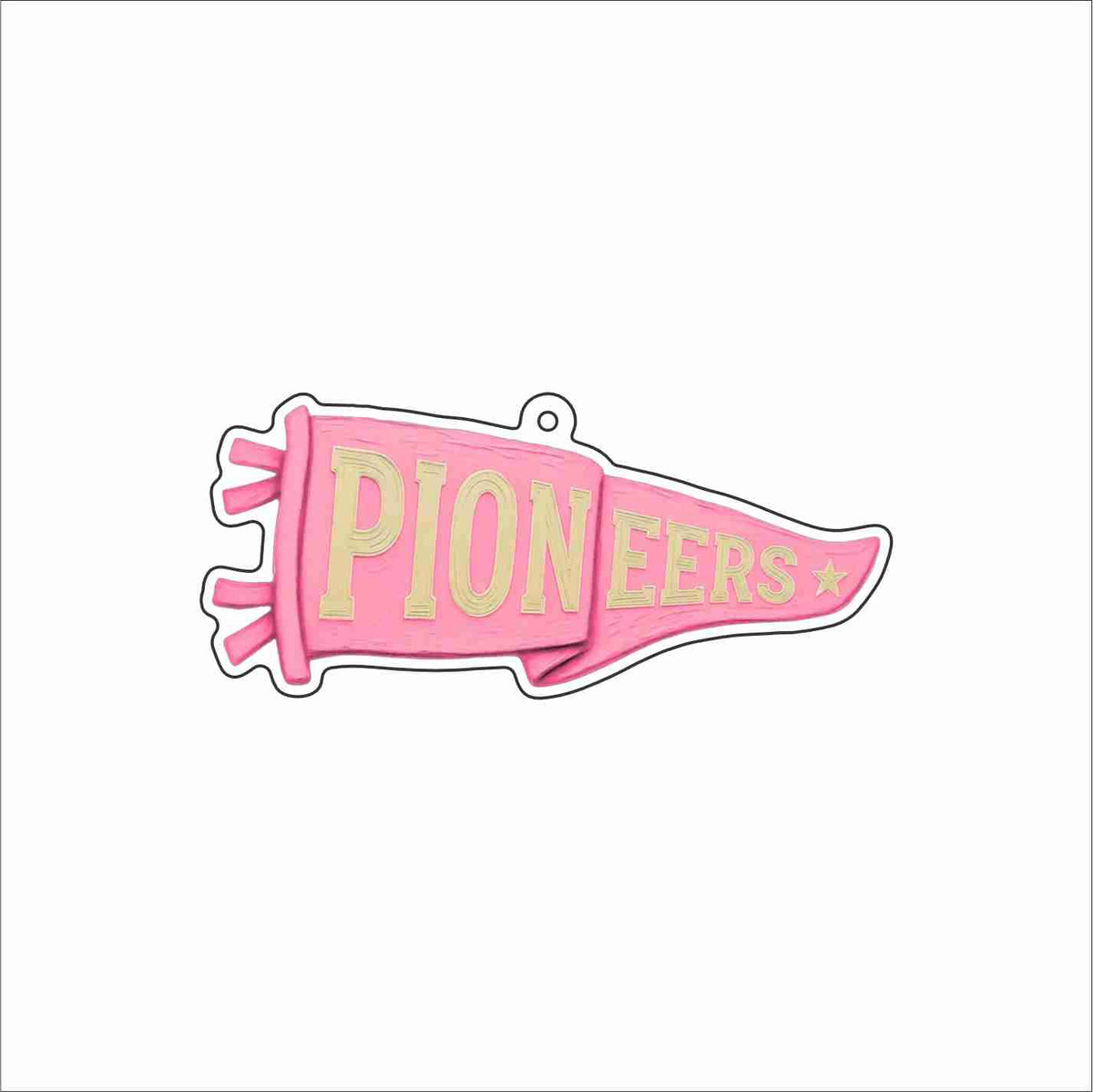 FSN-022 Pink Pioneers Keychain | 0.125Acrylic Keychain | Case of 4