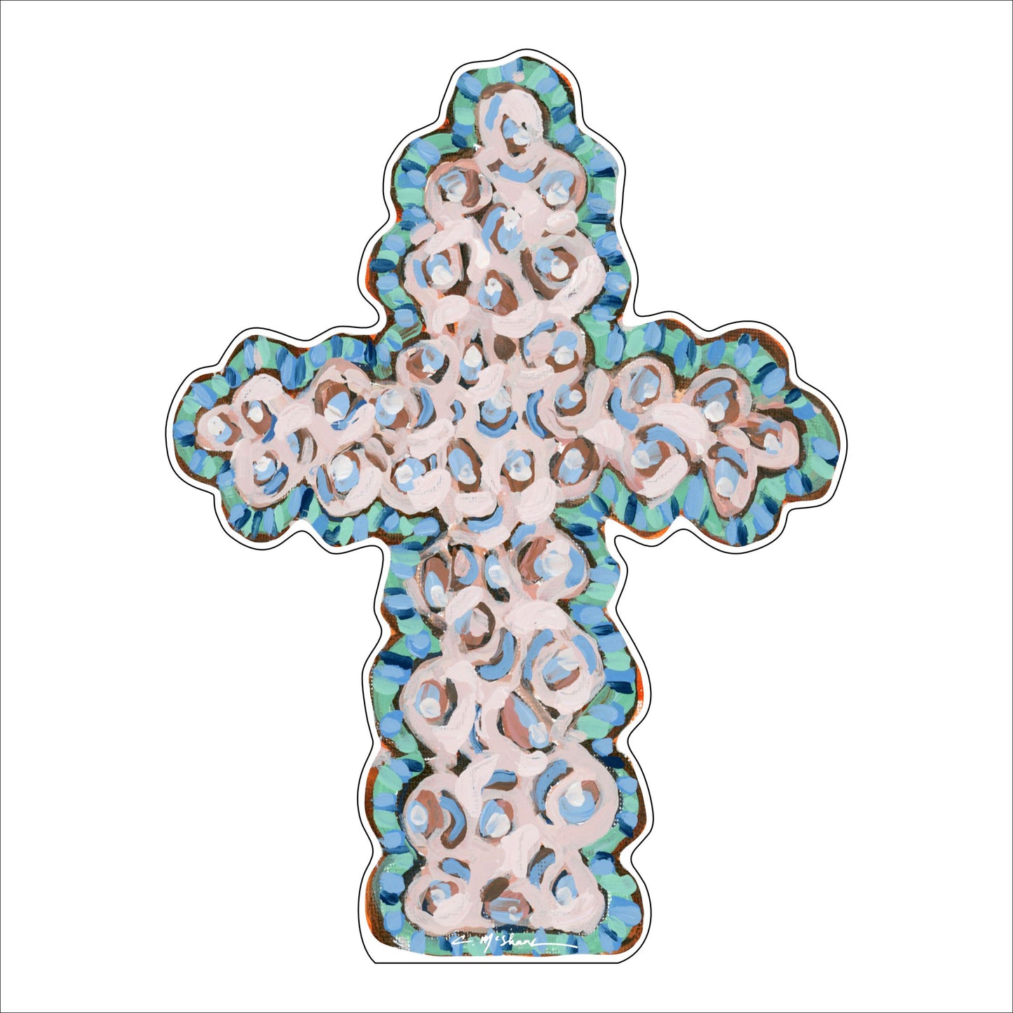 Faithful Cross II | 0.75in. Acrylic Cutout | Case Bundle any 10+ (Pack of 1)