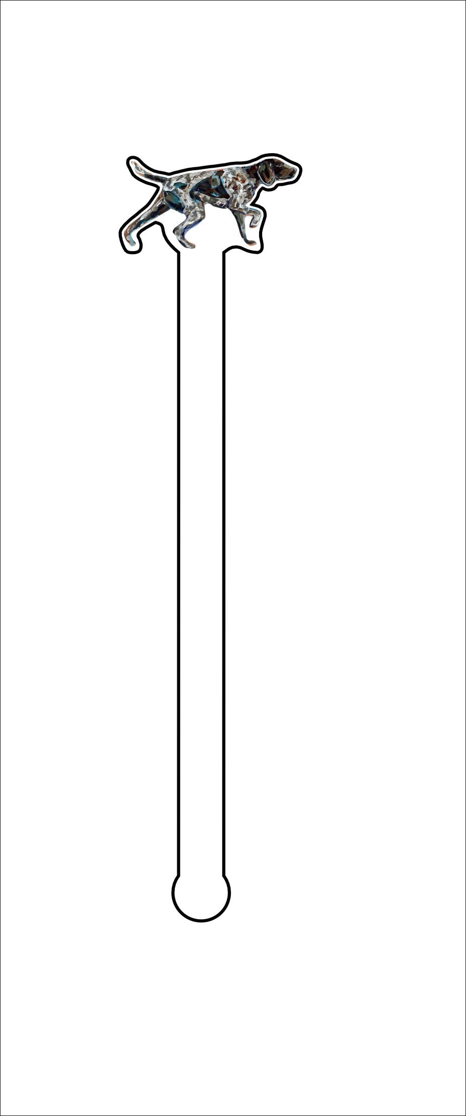 CMS-711-C4 GSP Pointing Drink Stirrer | 0.125Acrylic Stirrer | Set of 4