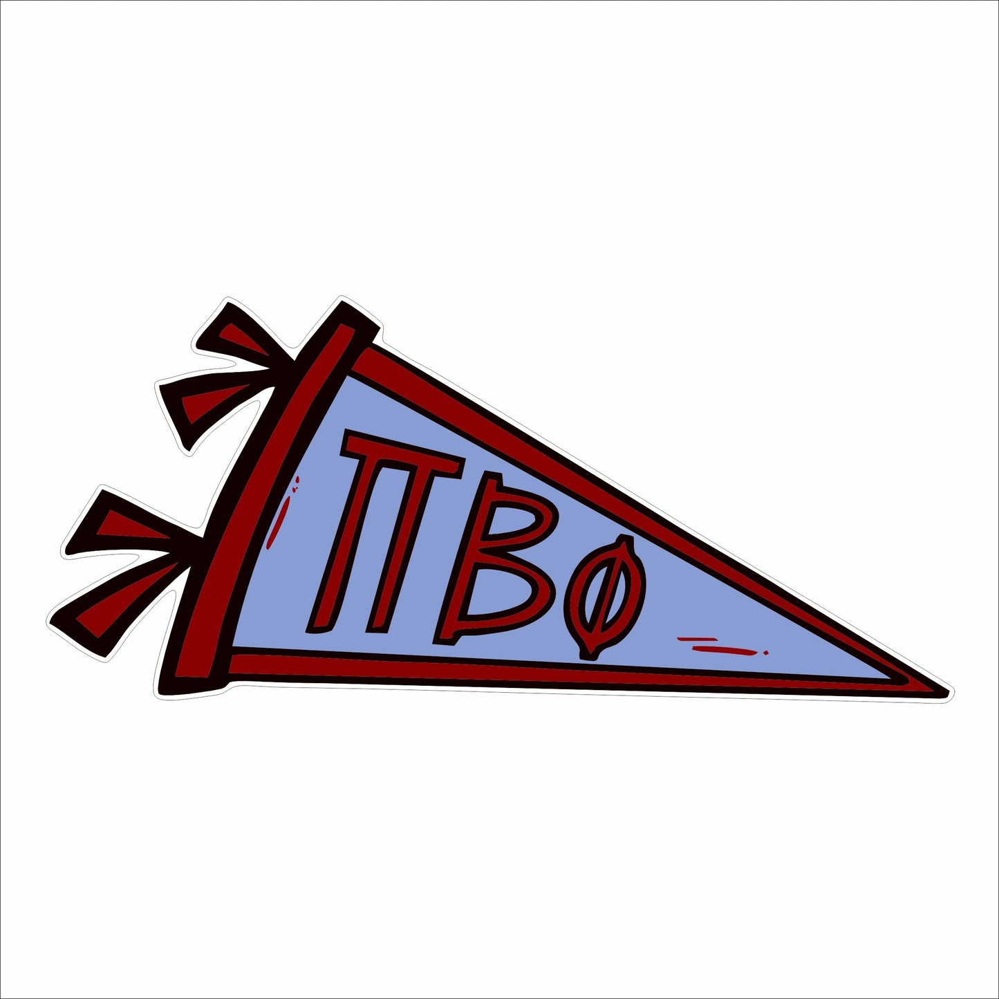 GTW-009 PI BETA PHI | 0.75in. Acrylic Contour |