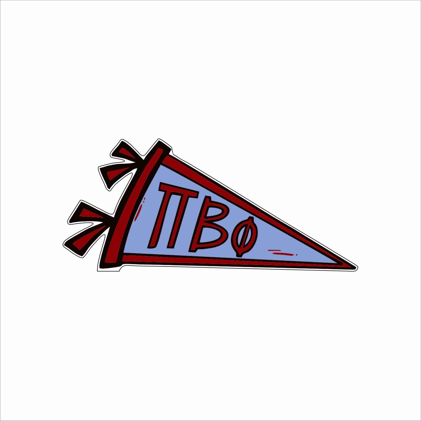 GTW-009 PI BETA PHI | 0.75in. Acrylic Contour |