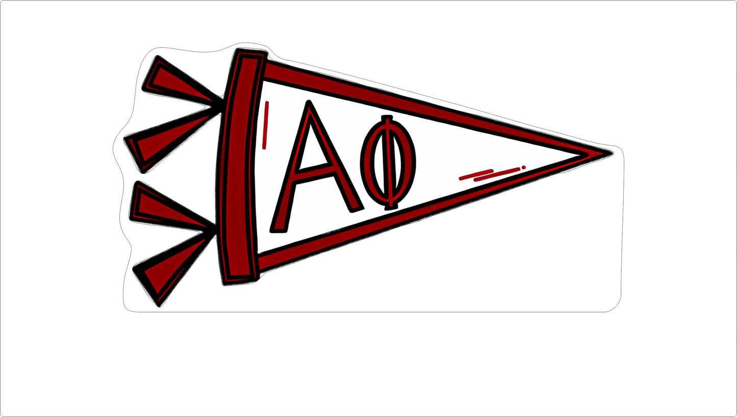 GTW-016 Alpha Phi Pennant | 0.75Acrylic Contour |