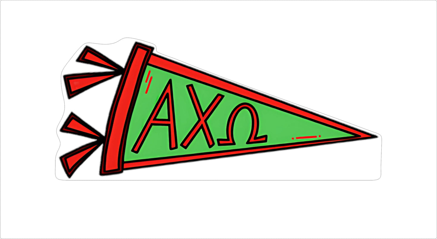 GTW-019 Alpha Chi Omega Pennant | 0.75Acrylic Contour |