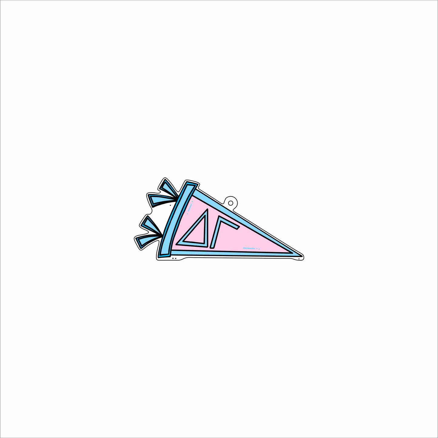 GTW-062 DG Pennant Ornament | 0.25Acrylic Ornament