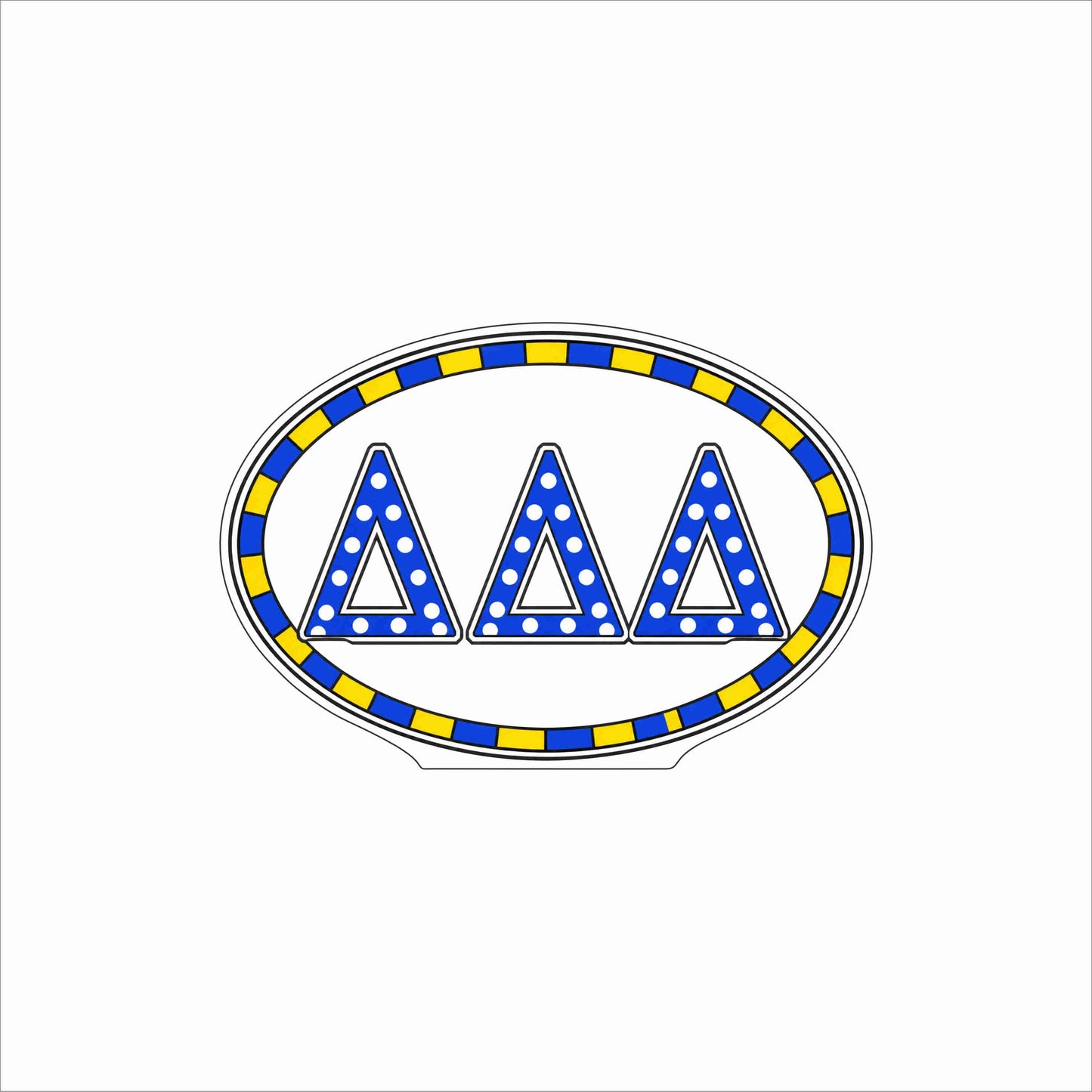 GTW-097 DDD Oval | 0.75Acrylic Contour