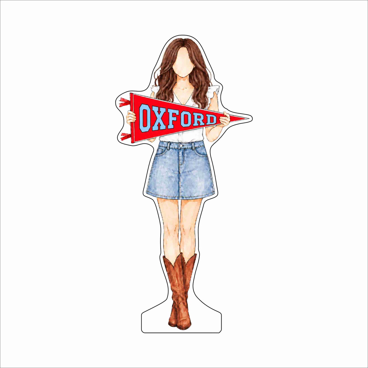 GTW-162 Oxford Brunette | 0.75Acrylic Contour