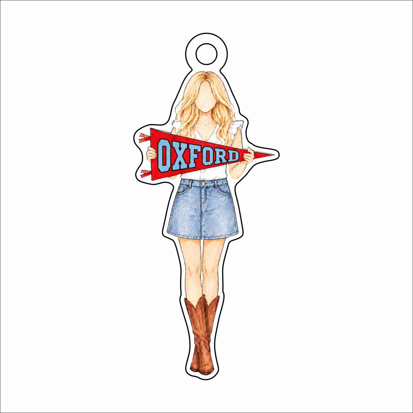 GTW-167 Oxford Blonde Ornament | 0.25Acrylic Ornament