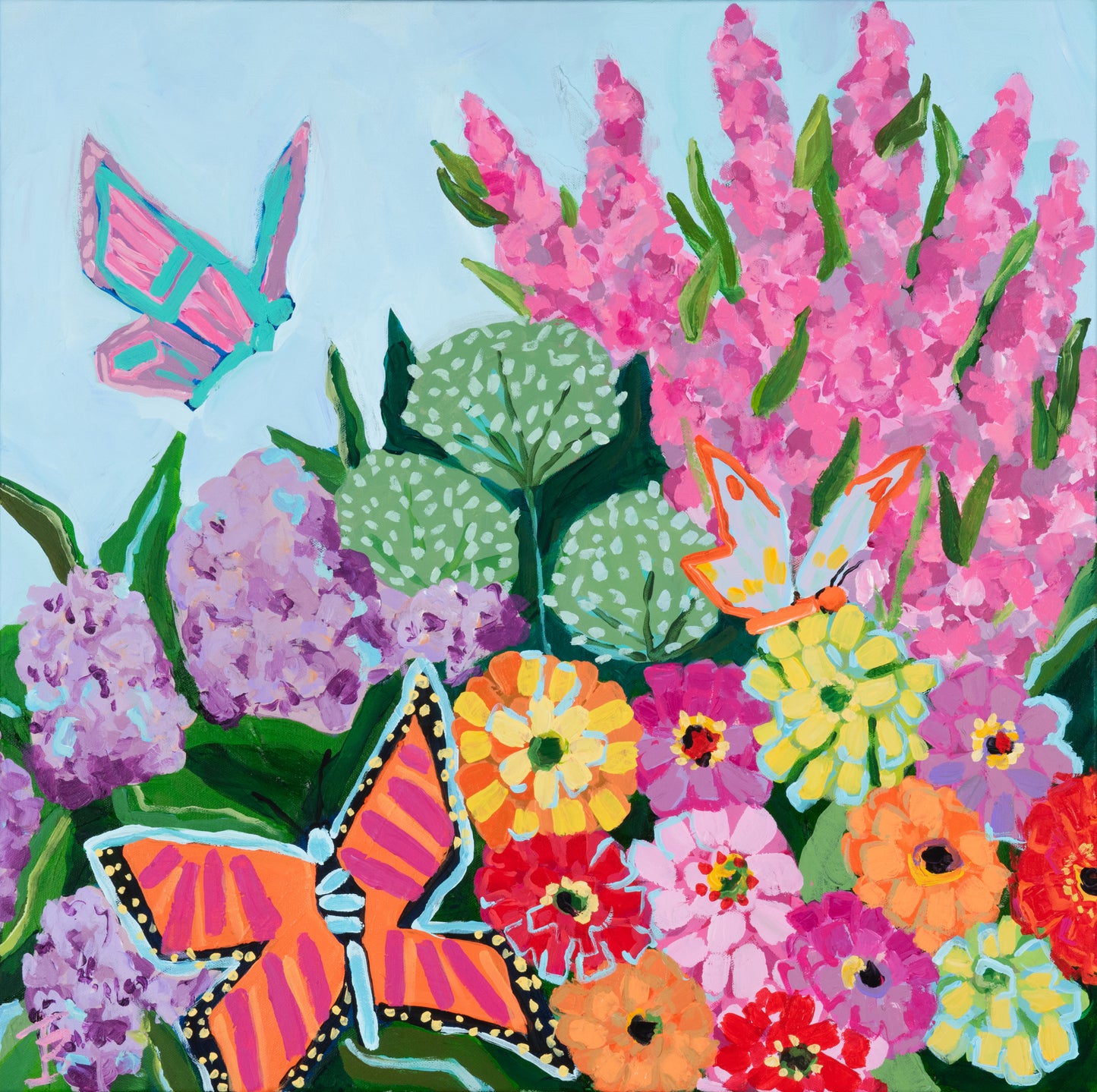 BTA-026 Garden of Hope | Canvas Flat 12x12 |