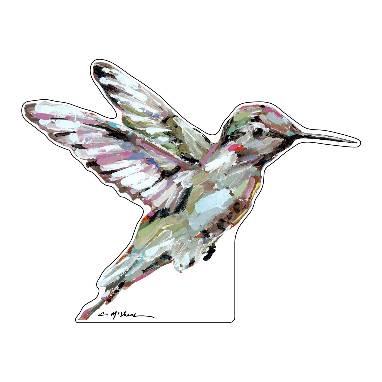 Hummingbird | 0.75in. Acrylic Cutout | Case Bundle any 10+ (Pack of 1)
