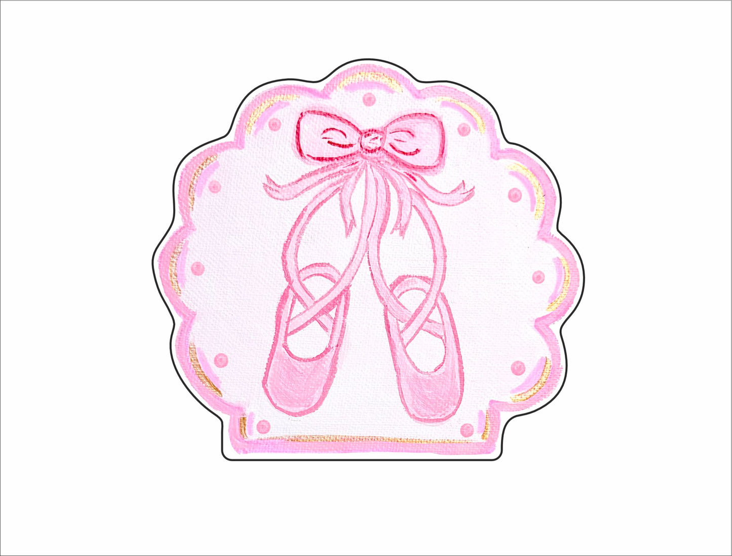 JBD-002 Ballet Shoes | 0.75Acrylic Contour |