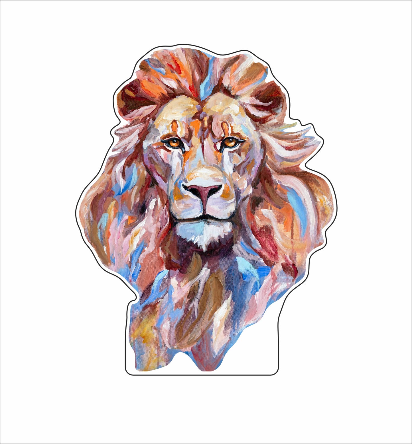 JET-001 Lion of Judah | 0.75Acrylic Contour |