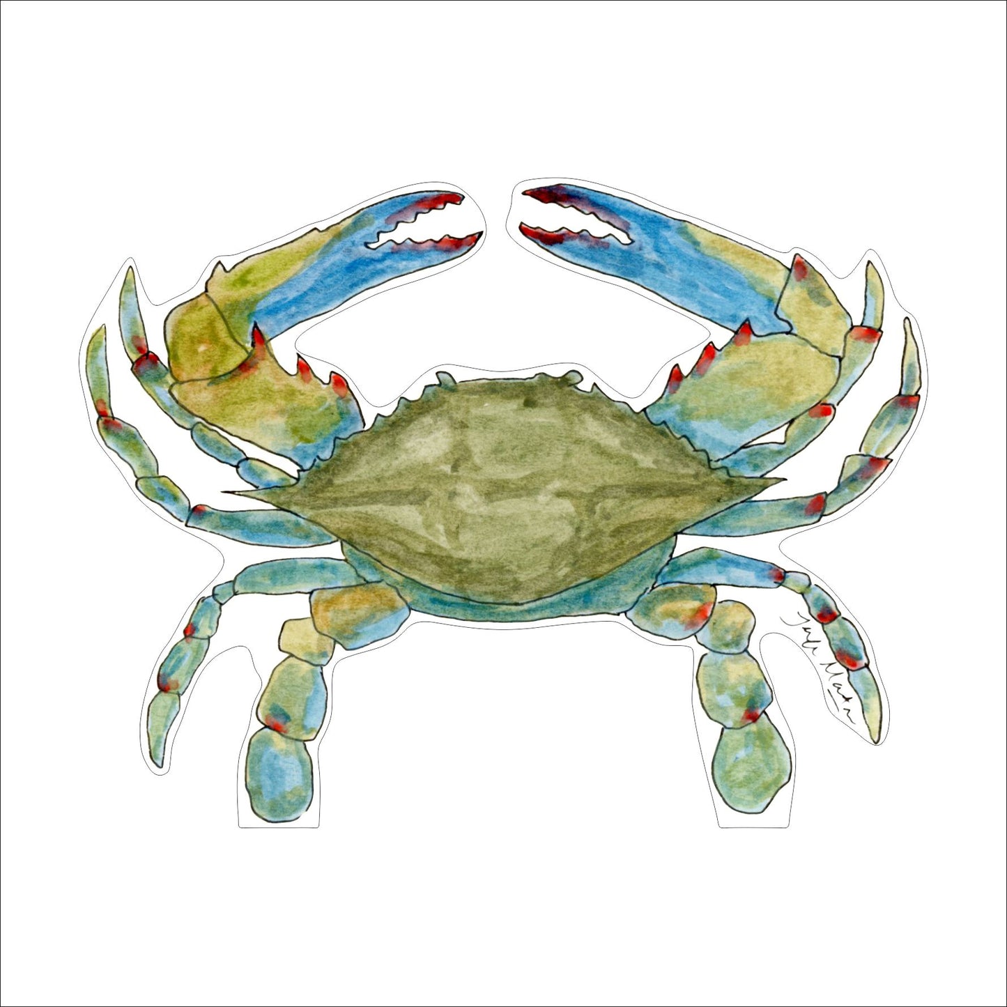 Blue Crab | 0.75in. Acrylic Cutout | Case (any 10+)