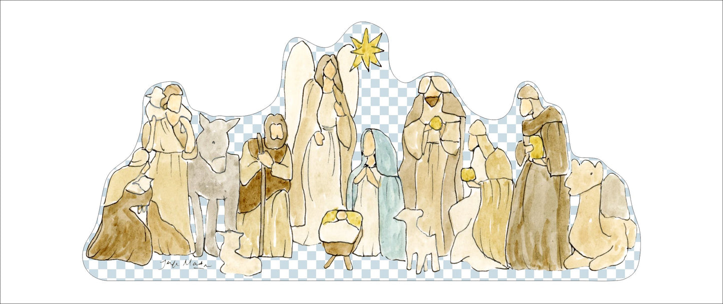 Last Supper C | 0.75in. Acrylic Cutout | Case (any 10+)