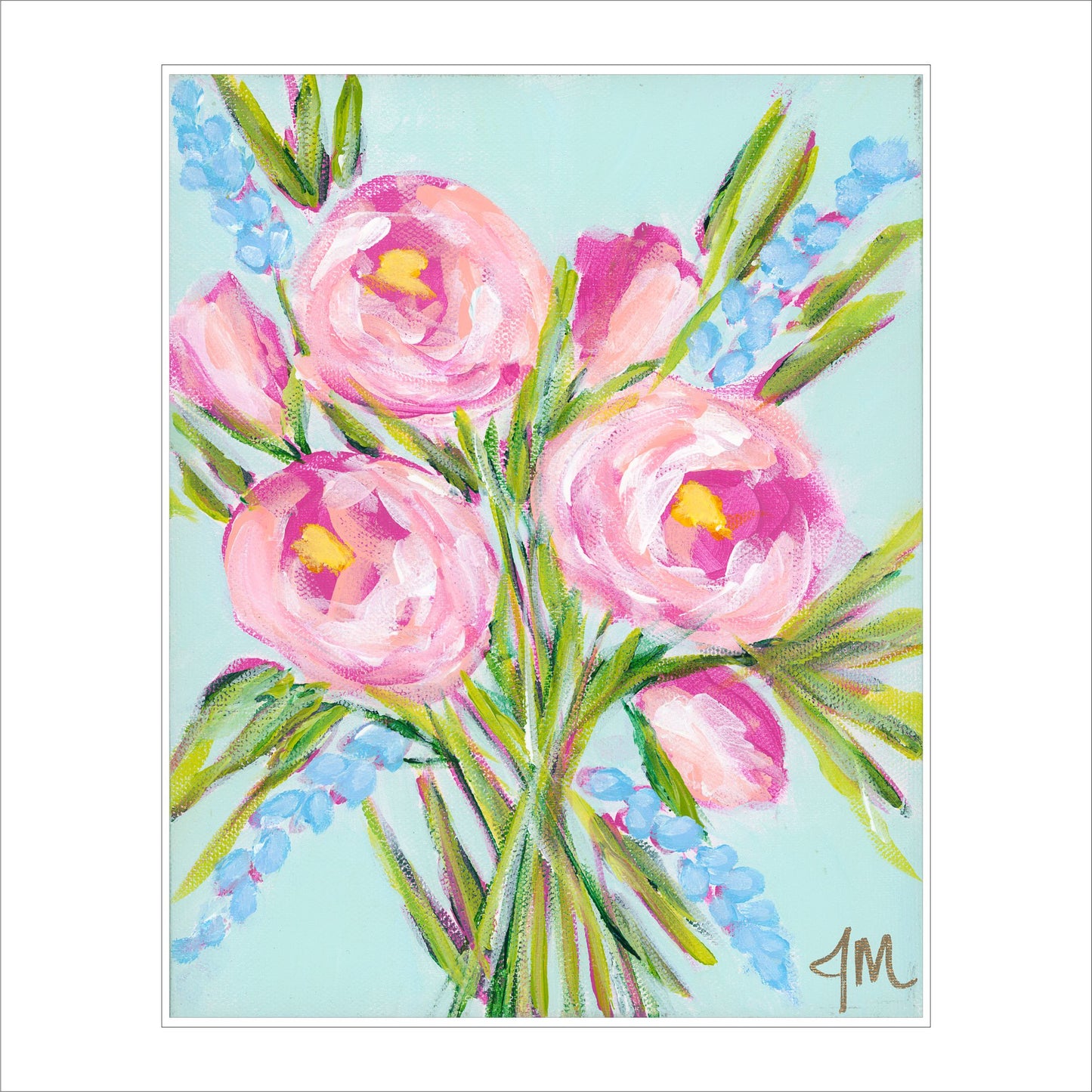 Floral Bouquet | 0.75in. Acrylic Cutout 5x7 | Single