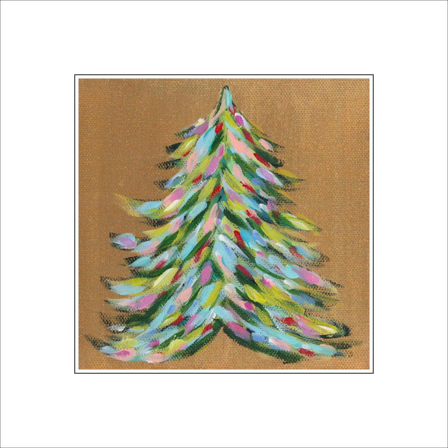 JMZ-005 Christmas Tree (Small) | 0.75in. Acrylic Cutout 4x4 | Single