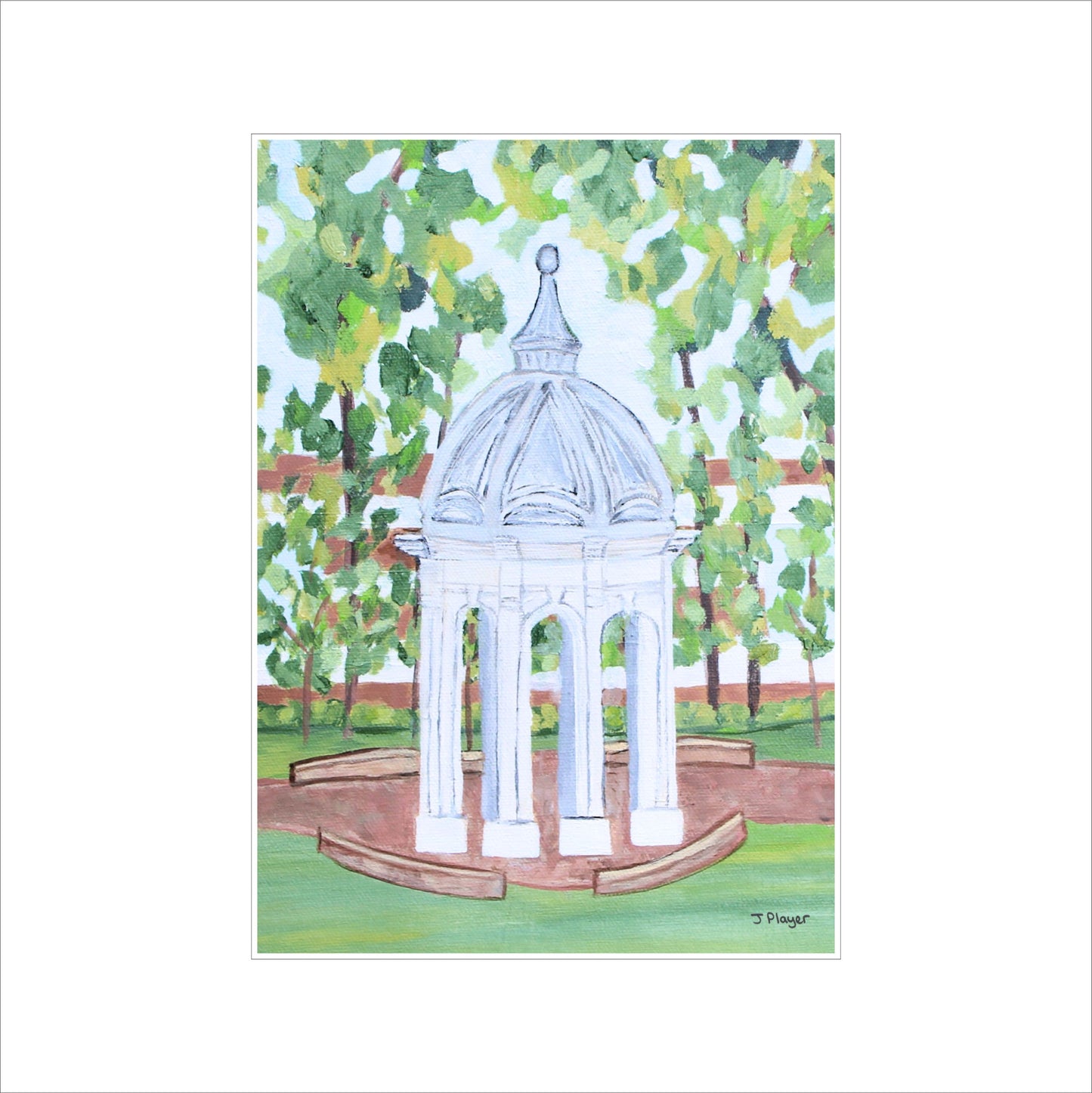 ECU Cupola | 0.75in. Acrylic Cutout 5x7 |