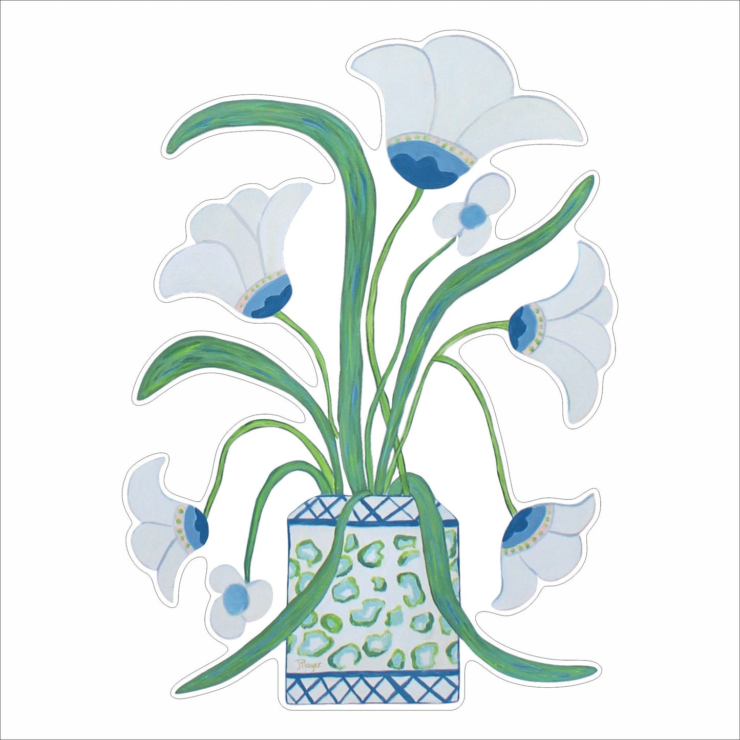 JPA-024 Belle Fleur | 0.75in. Acrylic Contour |