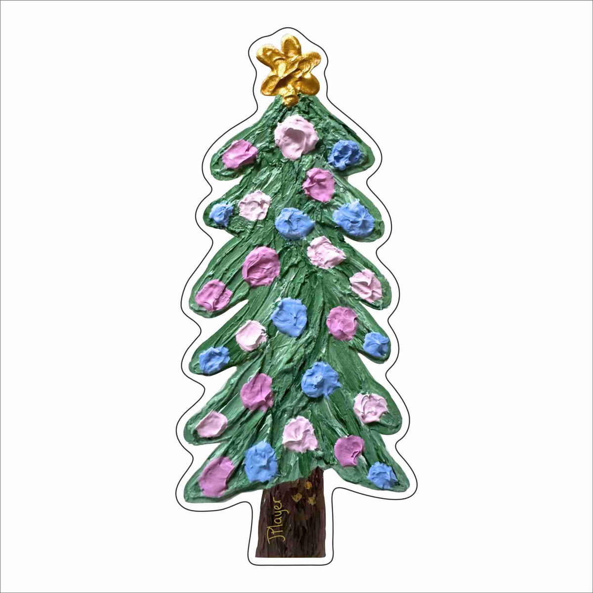 JPA-050 Christmas Tree 2026 | 0.75Acrylic Contour