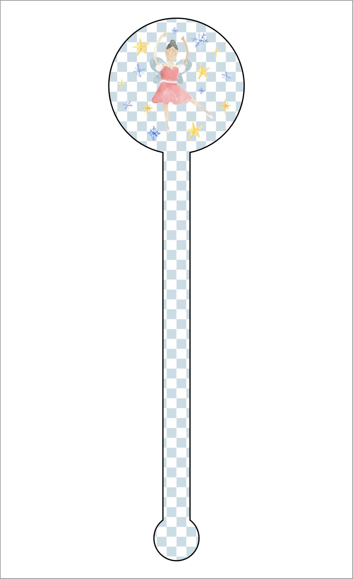 Fairy Drink Stirrer | 0.125in. Acrylic Cutout | Case (any 150+)