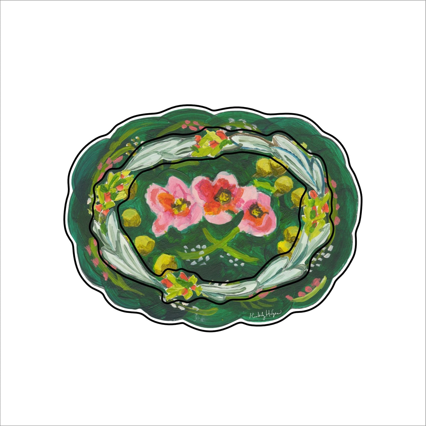 Evergreen Ring Holder