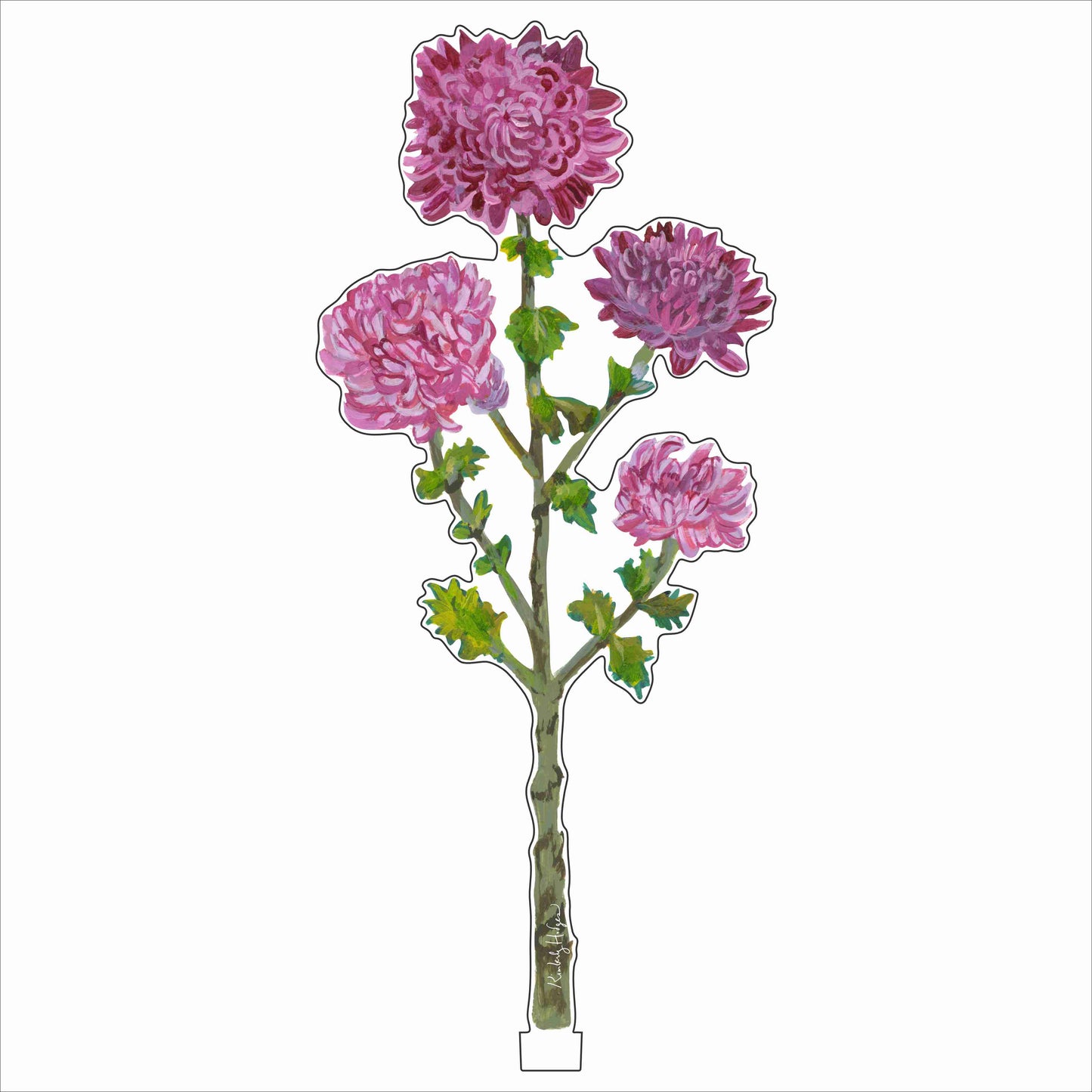 Mauve Mum | 0.25in. Acrylic Floral